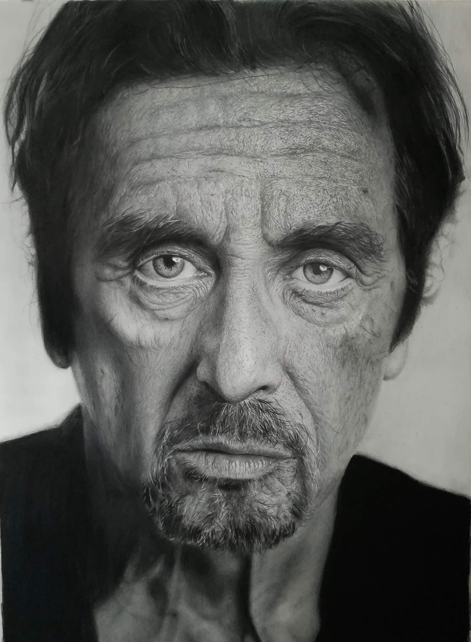 Ritratto iperrealistico di Al Pacino